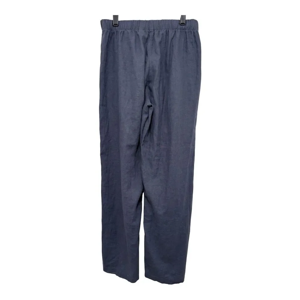 Aritzia The Group by Babaton Sontag Linen Pant Admiral Blue XS Women